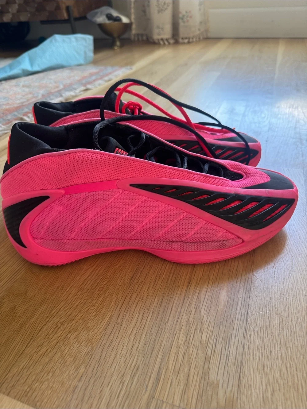 adidas Anthony Edwards 2 (AE 2) Lucid Pink / Core Black / Lucid Red 13
